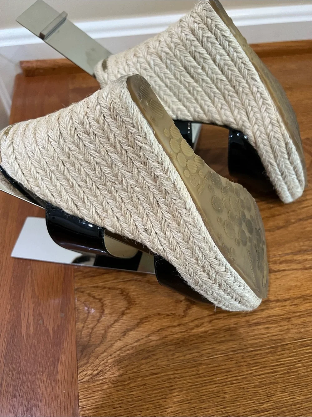 Women’s Jimmy Choo Woven Espadrille Wedge Sandals